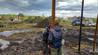 Заказать монтаж винтовых свай в Новошахтинск - цена под ключ с доставкой от 1899 шт